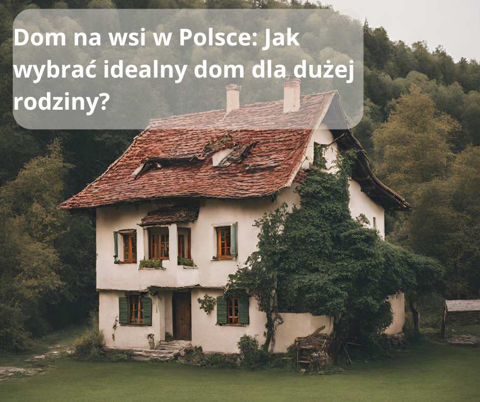 Вы сейчас просматриваете Dom na wsi w Polsce: Jak wybrać idealny dom dla dużej rodziny?